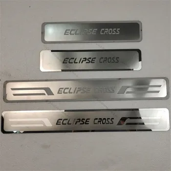 Накладка на порог из ультратонкой нержавеющей стали, изделие для стайлинга автомобилей Mitsubishi Eclipse Cross 2018-2020
