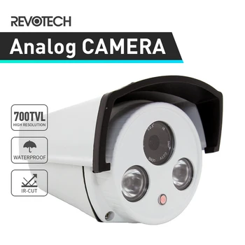 Наружное водонепроницаемое видеонаблюдение 700TVL, ночное видение, 2 матрицы светодиодов, ИК, Effio-E CCD / CMOS, камера видеонаблюдения, аналоговая камера