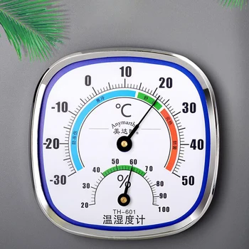 Настенный Цифровой Измеритель Температуры Влажности Измерительный Прибор Внутренний Наружный Термометр Гигрометр
