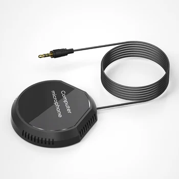 Настольный USB конференц-микрофон для громкой связи с сенсорными кнопками, Конденсаторный Подключаемый и воспроизводимый ПК, поддержка компьютерного микрофона, динамик BT