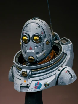 Неокрашенный комплект 1/12 Бюст астронавта фантазия солдата не включает антенну Фигурка из смолы миниатюрный гаражный комплект