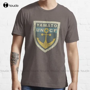 Новая футболка с Нашивкой Cosmo Force Yamato Организации Объединенных Наций, Мужские футболки