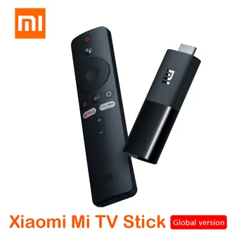 Новейший Xiaomi Mi TV Stick 4K Глобальная Версия Android TV 11 Четырехъядерный процессор 2 ГБ ОПЕРАТИВНОЙ ПАМЯТИ 8 ГБ ПЗУ Bluetooth 5.0 Netflix Wifi Google Assistant