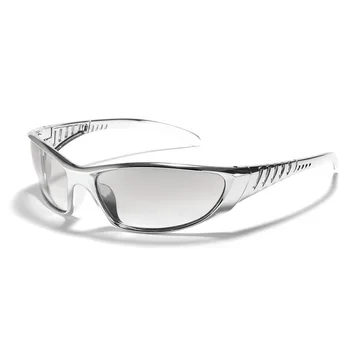 новые красочные выдалбливаемые солнцезащитные очки Future Technology для женщин и мужчин 2023, высококачественный трендовый продукт, очки для рейв-вечеринок y2k goggles