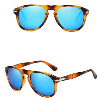 Новые солнцезащитные очки с леопардовым принтом ледяного цвета для женщин за рулем, повседневные поляризованные очки с круглым покрытием для отражения света
