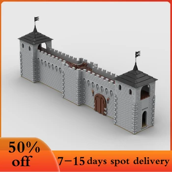 НОВЫЙ модульный Средневековый замок По индивидуальной технологии MOC-125857 Авторизованная сборка Игрушки для взрослых 