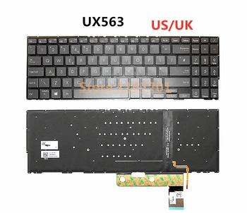 Новый оригинальный ноутбук/Notebook UK/Клавиатура с подсветкой для Asus ZenBook Flip 15 UX563 UX563F UX563FD