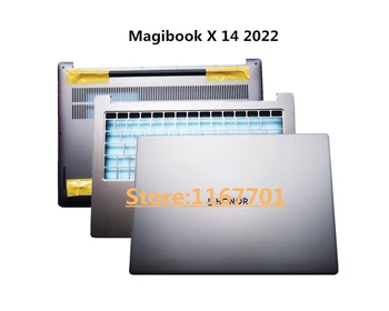 Новый оригинальный ноутбук/тетрадь Сверху/задняя Верхняя Нижняя крышка/чехол/оболочка для Honor Magibook X 14 2022 Серебристый/серый
