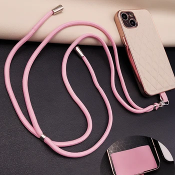 НОВЫЙ регулируемый ремешок для телефона Съемный шейный шнур Ремешок для шнура карабин Совместимый кулон с картой для мобильных брелоков цвета