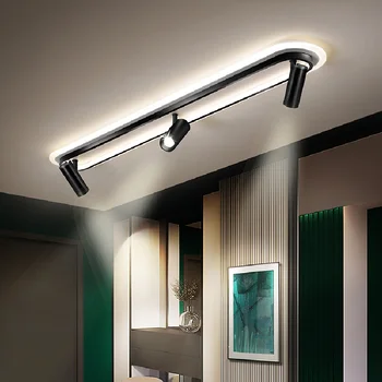 Новый современный минималистичный светодиодный потолочный светильник 2021 года, фоновый светильник для гостиной, потолочный прожектор, гардероб, бар, светильник для прохода