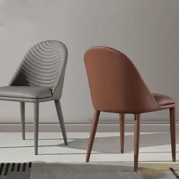 Опора для спины Обеденные стулья для гостиной Офиса отдыха и медитации Современный дизайнерский стул для отдыха Nordic Sillas Мебель для дома