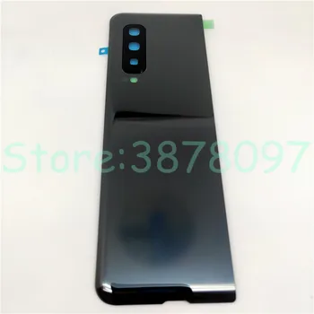 Оригинал для Samsung Galaxy Z Fold 1 F900, задняя крышка батарейного отсека, корпус задней двери, запасные части для ремонта с объективом камеры