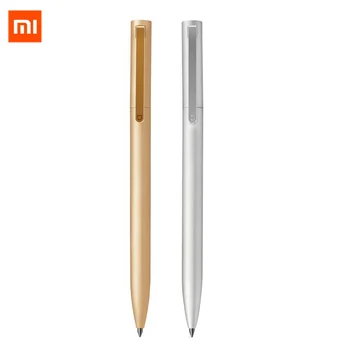 Оригинальная гелевая ручка Xiaomi Mijia Metal Signature Mi Pen 0,5 мм для подписи PREMC Smooth Swiss Refill MiKuni Japanese Ink Business