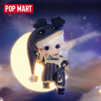 Оригинальная кукла Popmart Dimoo Stay with Me BJD, фигурка детской мечты, Спокойной ночи, Звезда, Луна, Облако, Плюшевая игрушка, детская подарочная коллекция произведений искусства