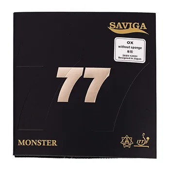 Оригинальные резиновые наконечники для настольного тенниса Davei Saviga 77 Monster Ox длиной без губки, сделанные в Японии