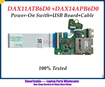 Оригинальный StoneTaskin для HP Pavilion серии 15-AB с разъемом питания DAX11ATB6D0 DAX14APB6D0 на сетевой плате USB с кабелем