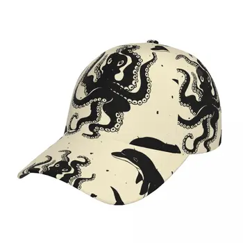Осьминог, дельфины бейсболка skuilles шляпа установлены кепка snapback шляпа для мужчин женщин Повседневная шляпа Солнца шляпа открытый кепки