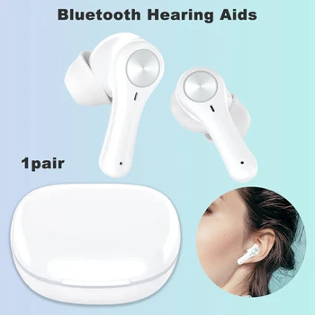 Перезаряжаемые слуховые аппараты Bluetooth, новые аудиофоны, Цифровой беспроводной усилитель для ответа на звонки, инструмент беспроводной регулировки глухоты.