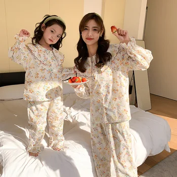 Пижамы для мамы и Дочки, одежда для сна 