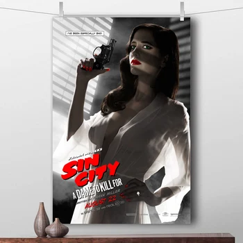 Плакаты и принты кинозвезд Eva Green Sexy woman lady killer Girl Холст, ткань, настенные художественные картины для декора гостиной