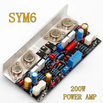 Плата усилителя мощности SYM6 мощностью 200 Вт, дискретный компонентный усилитель мощности DIY kit mj15024, золотая герметичная трубка