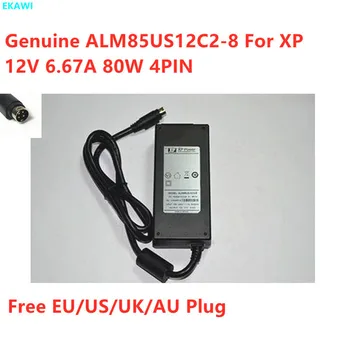 Подлинный ALM85US12C2-8 12V 6.67A 80W 4PIN Адаптер Питания Переменного Тока Для XP 10020213-C2-8 01 Медицинское Зарядное Устройство