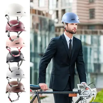 Половина мотоциклетных шлемов для мужчин, мотоциклетные винтажные ретро-шлемы регулируемого размера, безопасная половина бейсболки для взрослых для езды на велосипеде