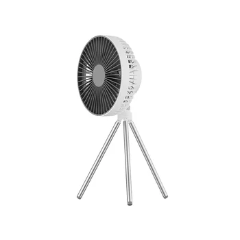Портативный вентилятор для кемпинга Перезаряжаемый Мульти Мини вентилятор USB Потолочный вентилятор для кемпинга на открытом воздухе Светильник-Тренога Настольный вентилятор Белый