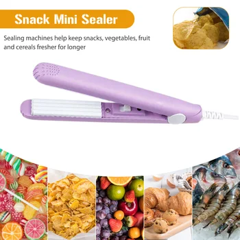 Портативный Мини-вакуумный упаковщик пищевых продуктов, Ручные герметики для ручного прессования с ящиком для хранения и крючками для семейного ужина в кемпинге