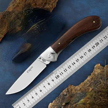 Портативный Складной Нож Из Нержавеющей Стали 9Cr18Mov Высокой Твердости, Антикоррозийный Фруктовый Нож, Может Использоваться Для Кемпинга на открытом воздухе, Рыбалки, Туризма