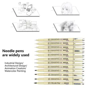Практичная ручка для рисования граффити, легко пишущая, износостойкая ручка для рисования микротонких линий, легкая ручка для рисования, товары для дома