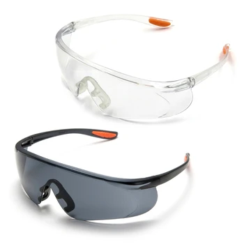 Прозрачные защитные очки для мужчин и женщин; Легкие рабочие очки, устойчивые к царапинам, защитные очки с защитой от запотевания 2023 г.