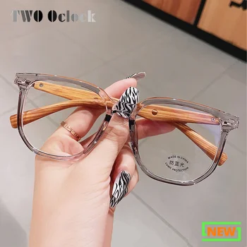 Прозрачные очки с антибликовым покрытием, Женские Мужские оправы для очков, стильные оправы для женщин с нулевой степенью близорукости, оправа для окуляра
