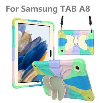 Противоударный сверхпрочный жесткий силиконовый чехол для планшета Samsung Tab A8 10,5 
