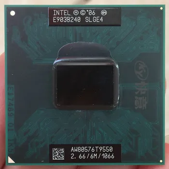 Процессор Intel Core 2 Duo T9550 Процессор для ноутбука PGA 478 cpu 100% работает должным образом