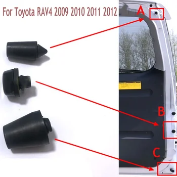 Резиновый блок задней двери автомобиля, 3шт, резиновый буфер багажника, амортизатор задней двери для Toyota RAV4 2009 2010 2011 2012, Автоаксессуары