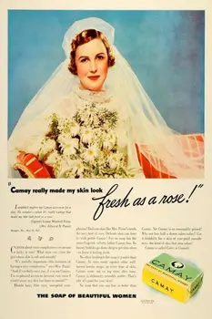 Реклама мыла Camay для невесты, металлическая табличка в винтажном стиле ретро, ванная комната, стиральная машина