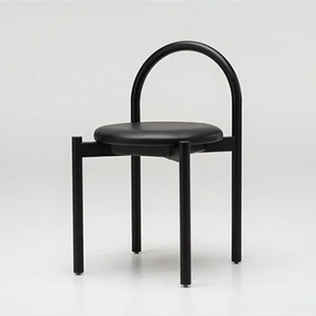 Роскошный Скандинавский обеденный стул Современный Европейский Одноместный Черный обеденный стул для гостиной отеля Muebles Para El Hogar Предметы домашнего обихода
