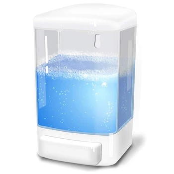 Ручной дозатор мыла 33,8 унции / 1000 мл, настенный дозатор мыла для ванной комнаты, коммерческий дозатор мыла для кухни ресторана