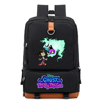 Рюкзак Disney The Ghost And Molly Mcgee для мальчиков и девочек, дорожный рюкзак на плечо, Мужская и женская повседневная школьная сумка большой емкости Mochila