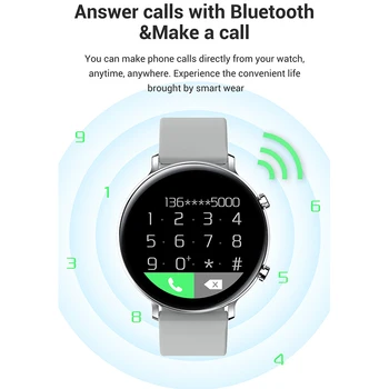 самые продаваемыесмартчасы с Bluetooth вызовом для мужчин и женщин ЭКГ PPG Частота сердечных сокращений смарт часы Водонепроницаемыесмартчасы с полным сенсорным экраном для IOS