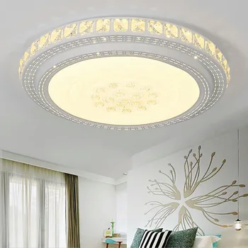 Свет в спальне Светодиодный потолочный светильник круглая лампа в гостиной, проходе, ресторане, на балконе, светильники