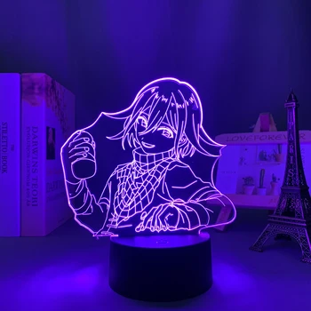 Светодиодная аниме-лампа Danganronpa V3 Kokichi Oma для украшения спальни Подарок на День Рождения Декор комнаты Манга Ночник прикроватный