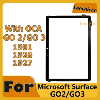 Сенсорный Экран С Клеем OCA Для Microsoft Surface Go 2 Go2 1901 1926 1927 GO3 GO 3 Замена Внешней Стеклянной Панели Дигитайзера С Сенсорным Экраном