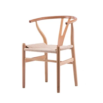 Скандинавские обеденные стулья Современный дизайн офисного стула Ресторанный Подлокотник Деревянный стул с акцентом Элегантная мебель для дома Para Cocina