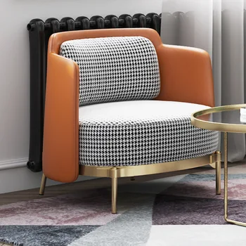 Скандинавский роскошный одноместный стул гостиная балкон досуг минималистский современный отель роскошный дизайнерский диван-кресло