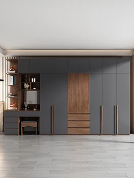 Скандинавский шкаф для одежды двухдверный трехдверный шкаф для дома спальни Современный простой шкаф
