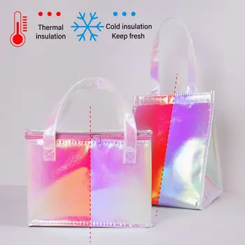 Складная термосумка Уличные коробки Прочная Изолированная сумка для пикника с едой Сумка-холодильник из алюминиевой фольги