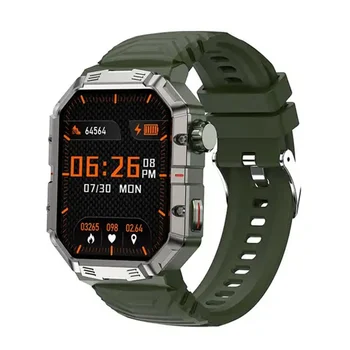 Смарт-часы GW55 с тройной защитой, 2,02-дюймовый компас с большим экраном, Bluetooth-вызов, музыка, Мониторинг состояния ИИ, Голосовые умные часы