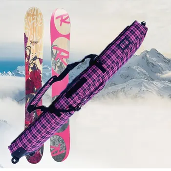 Сноуборд, двойная доска, сумка для сноуборда, сумка для фиксации лыжной обуви, двойное плечо, портативная клетчатая сумка для доски, колесо